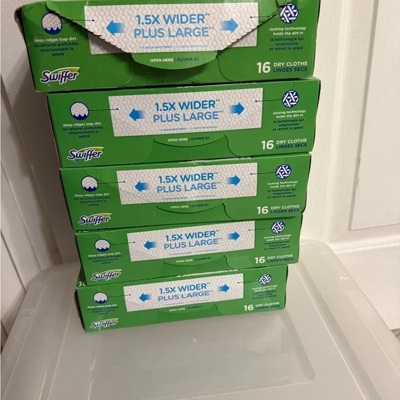 New (5) Boxes of Swifter XL Dry Cloths (Bundle Deal) - Picture 6 of 8
